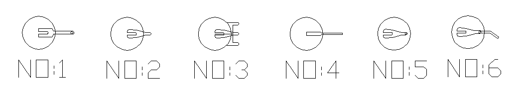 鎳氫扣充電池組正負(fù)極插片形狀圖